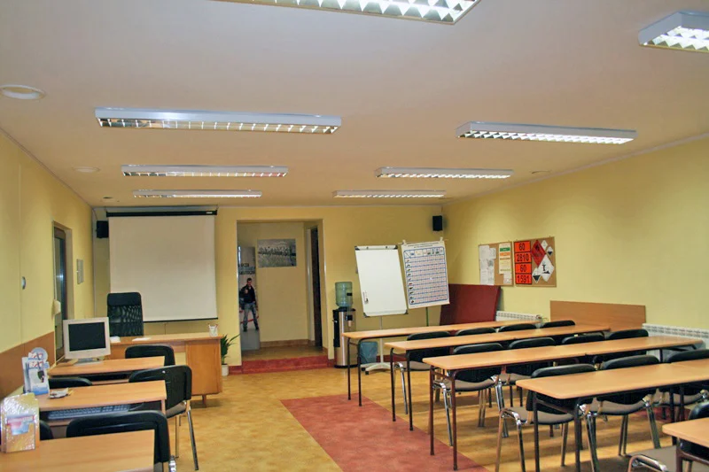 Sala wykładowa ODZ Tarchalski podczas zajęć teoretycznych